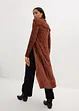 Veste longue en maille torsadée, bonprix