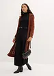Veste longue en maille torsadée, bonprix