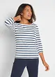T-shirt extensible à manches 3/4, bonprix