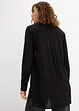 Longbluse mit Schlitz aus fließender Viskose, bonprix