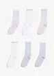 Lot de 6 paires de chaussettes de tennis en coton majoritaire, bonprix