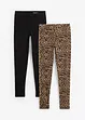 Lot de 2 leggings, bonprix