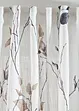 Vorhang mit Zweigen mit recyceltem Polyester (1er Pack), bonprix
