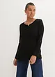 Shirt mit Knopfleiste aus reiner Bio-Baumwolle, bonprix