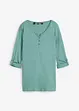 Shirt mit Knopfleiste aus reiner Bio-Baumwolle, bonprix