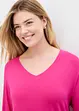 Shirt mit 3/4 Arm aus Viskose-Elasthan-Mix, bonprix