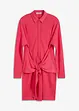 Hemdblusenkleid mit Knotendetail, bonprix