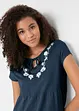 Baumwoll Tunika-Kleid, kurzarm, bonprix
