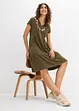 Robe-tunique en coton, manches courtes, bonprix