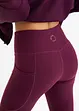 Komfort-Sport-Leggings mit Handytasche, schnelltrocknend, bonprix