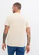 Lot de 3 T-shirts col tunisien 100% coton, bonprix