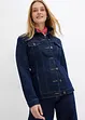 Jeansjacke, tailliert, mit Baumwolle, bonprix