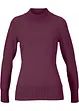 Pull basique en maille fine à col montant, bonprix