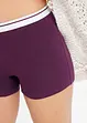 Damen Boxer (4er Pack) mittellang mit Bio-Baumwolle, bonprix