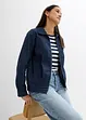 Veste en jean, style blouson, avec fermeture zippée, bonprix