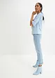 Jean droit taille mi-haute, extensible, bonprix