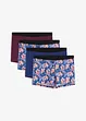 Lot de 4 boxers coton femme, bonprix