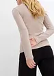 Lot de 2 T-shirts côtelés, bonprix
