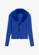 Strickjacke mit Webpelz, bonprix