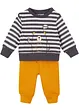 Baby Langarmshirt und Sweathose (2-tlg.Set) aus Bio Baumwolle, bonprix