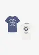 Lot de 2 T-shirts garçon en coton, bonprix