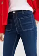 Jean bootcut taille haute, extensible, bonprix