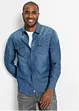 Jeanshemd aus reiner Baumwolle in Slim Fit, Langarm, bonprix