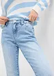 Jean droit taille mi-haute, bonprix