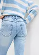 Jean droit taille mi-haute, bonprix