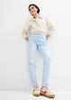 Jean mom taille haute, cropped, bonprix