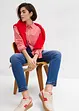 Jean mom taille haute, cropped, bonprix