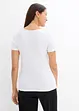 T-shirt col Henley, 100% coton, bonprix
