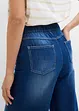 Jean large, taille mi-haute et élastiquée, bonprix