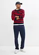 Relaxed Fit Chinohose aus reiner Baumwolle, Straight, bonprix