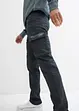 Stretch-Cargohose in gewaschener Optik, Straight, bonprix