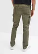 Pantalon cargo extensible, aspect délavé, Straight, bonprix