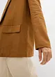 Blazer ample en mélange lin-viscose, bonprix