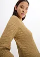 Minikleid aus strukturiertem Crêpe, bonprix