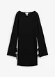 Robe courte en crêpe texturé, bonprix