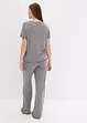 Pyjama aus Rippe, bonprix