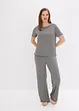 Pyjama aus Rippe, bonprix