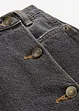 Jupe en jean style portefeuille, bonprix