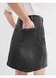 Jupe en jean style portefeuille, bonprix