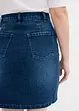 Jupe en jean style portefeuille, bonprix