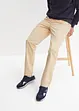 Pantalon droit taillé élastiquée 100% coton, Regular, bonprix