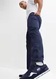 Pantalon droit taillé élastiquée 100% coton, Regular, bonprix