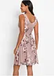 Robe courte en mesh imprimé, bonprix