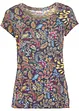 T-shirt coton imprimé, manches courtes, bonprix