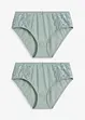 Maxislip mit zarter Spitze (2er Pack), bonprix