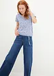 Bedrucktes T-Shirt mit Bindeband, bonprix